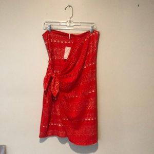 Free People Strapless Dress - size L